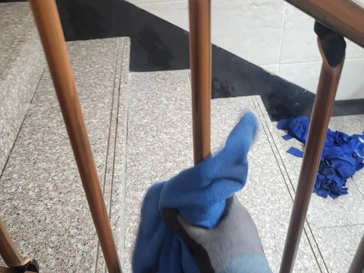 울진군 울진읍 빌라 난간·손잡이 위생청소 사례 - 행진크린