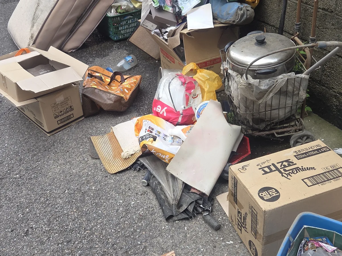 김천시 증산면 침수 현장 화장실 세면대 살균 위생청소 사례 - 행진크린